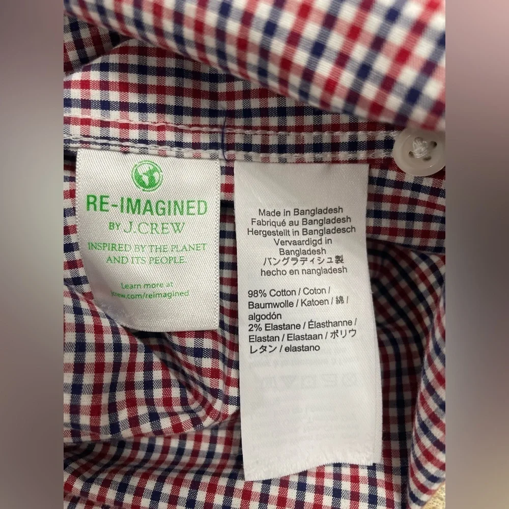 J.CREW Men's long sleeve shirt/size M